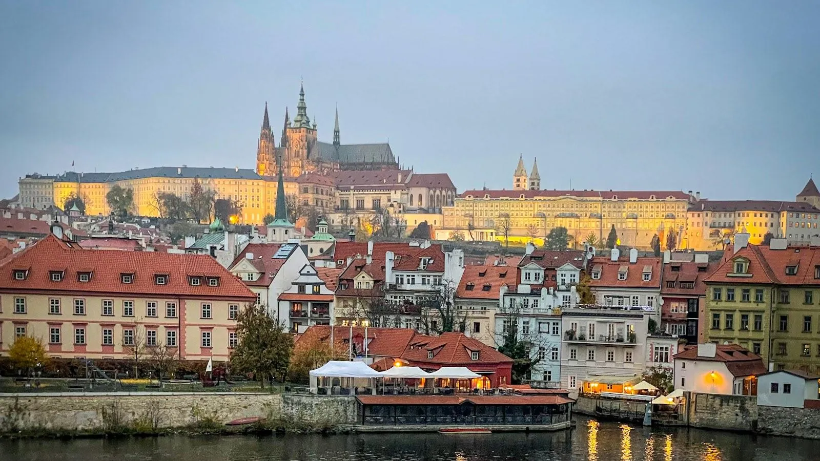 Prague Castle across the Vltava