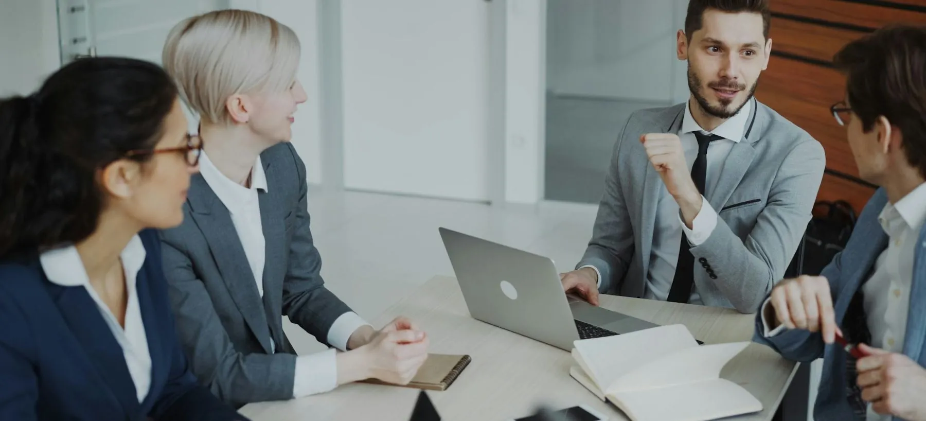 Advisers in a meeting
