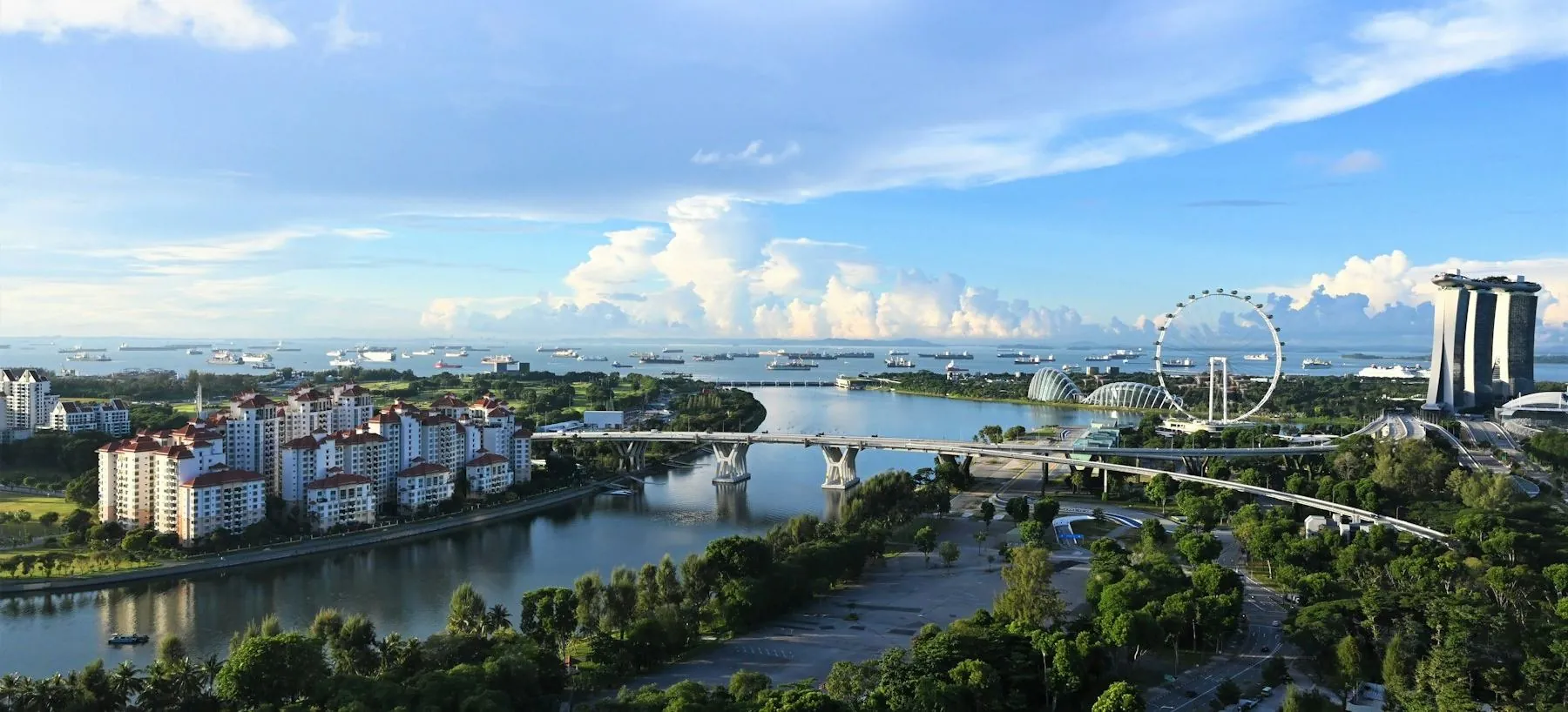 Singapore from above